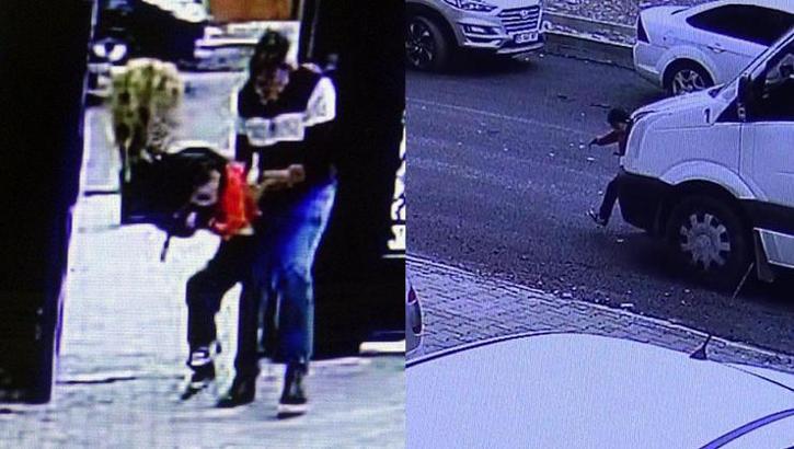 Servisten inen çocuğu ezdi! 'Balkondan düştü' dedi