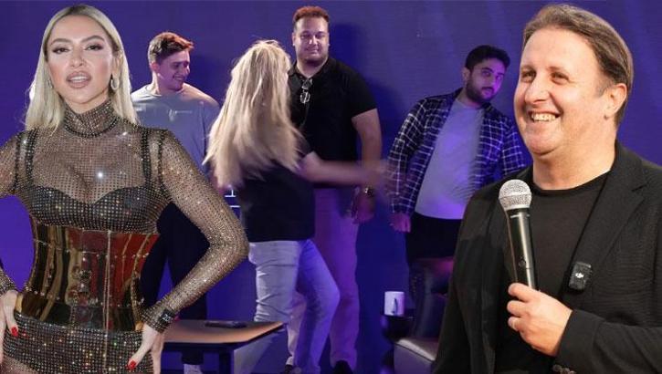 Gülme krizine soktu! İlker Ayrık, Hadise'nin tokat dansını taklit etti