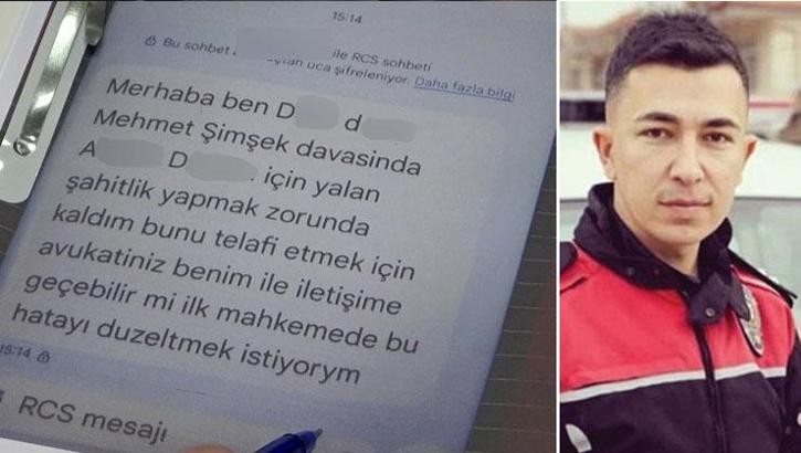Olayın seyrini değiştiren mesaj