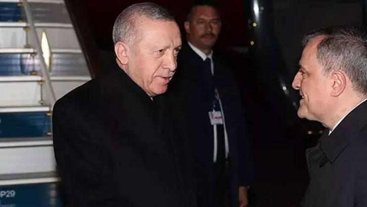 Cumhurbaşkanı Erdoğan'ın Riyad'dan sonraki durağı Bakü