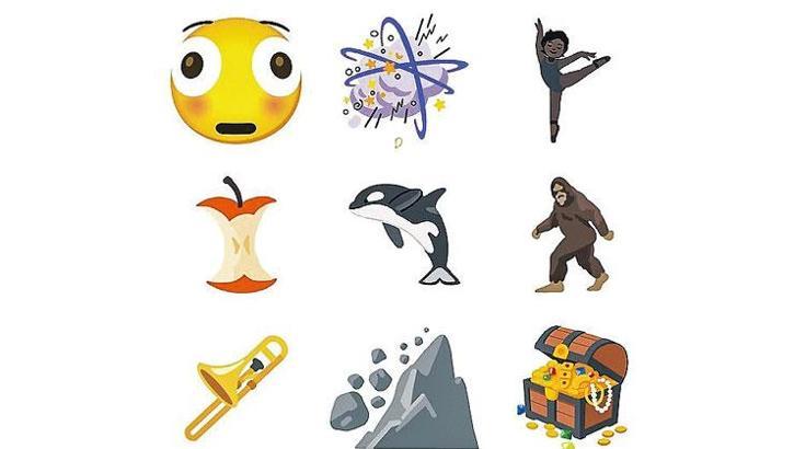 Yeni emojiler yolda: Şaşkın suratlar, balerin figürleri, define sandıkları ve daha fazlası!