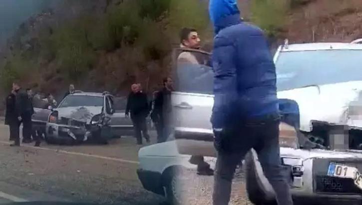 Adana'da şehit konvoyunda kaza! 1'i ağır 4 kişi yaralandı