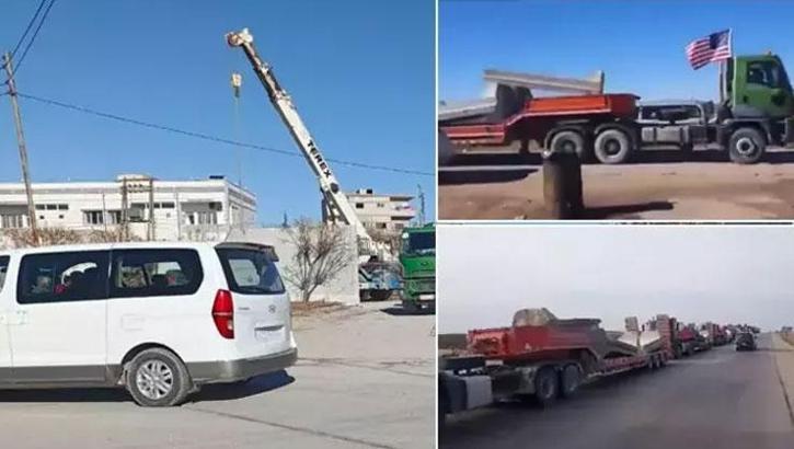 ABD'den Türkiye sınırına yeni üs hamlesi! Skandal görüntüler geldi