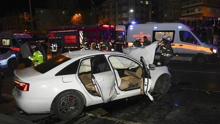 Esenler'de zincirleme trafik kazası: 1 kişi öldü, 9 kişi yaralandı