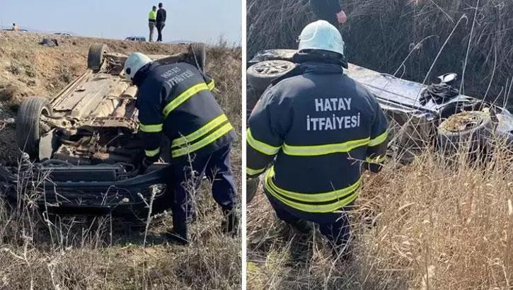 Hatay'da 2 otomobil ve 1 motosiklet çarpıştı: 1 ölü, 8 yaralı