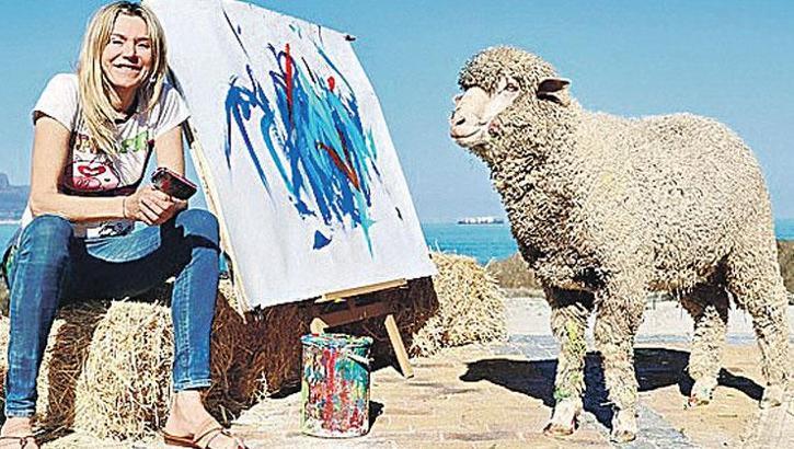Ressam koyun kaçırıldı