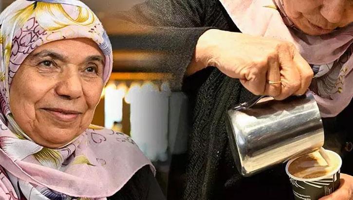 Yeni nesil kahve dükkanında 70 yaşında barista! Havva teyzenin sıra dışı hikayesi