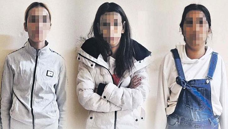 Üç hamile kadın 158 suç kaydı