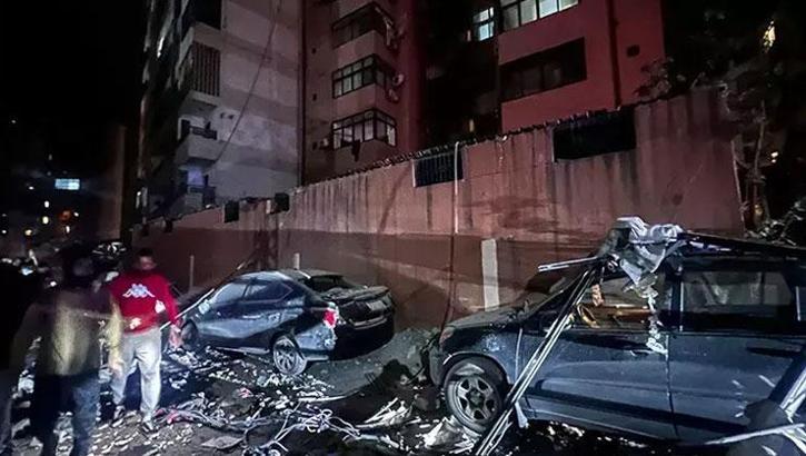 İsrail ordusu Lübnan'ı vurdu! Bölgeden ilk görüntüler geldi