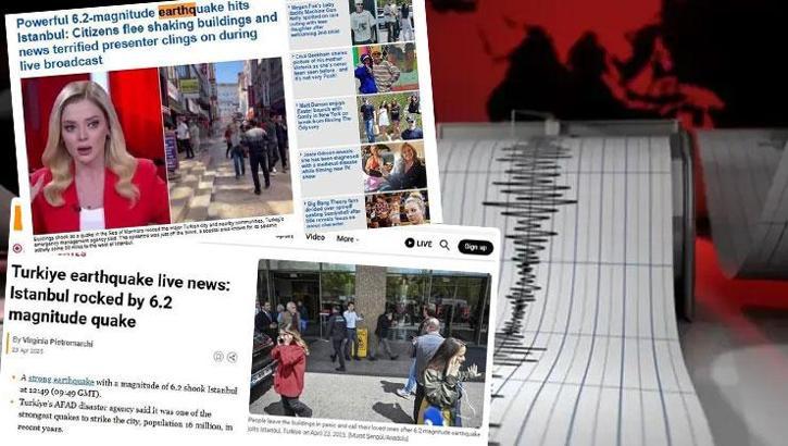 İstanbul'daki deprem dünyada son dakika haberi olarak geçti! ‘Türkiye bir dizi depremle sarsıldı’