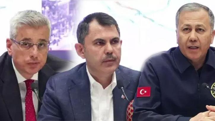 Bakanlardan İstanbul depremi açıklaması! 'Riskli binalara girilmemeli'