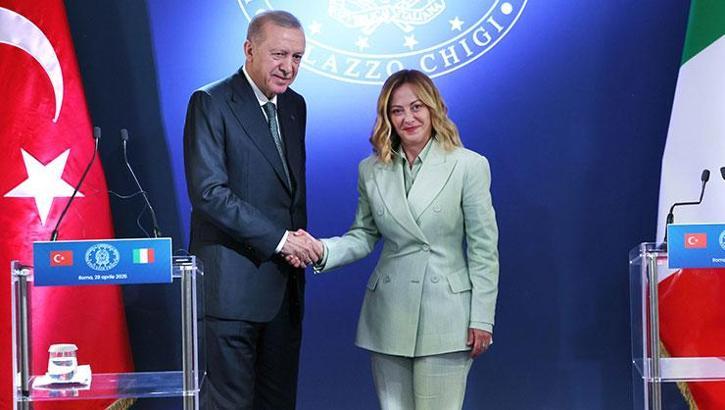 Cumhurbaşkanı Erdoğan: İtalya ile ticaret hacmi hedefimiz 40 milyar dolar