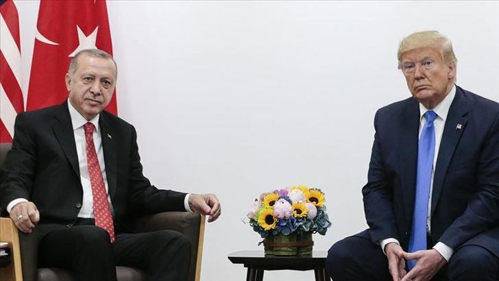 Cumhurbaşkanı Erdoğan, ABD Başkanı Trump ile görüştü