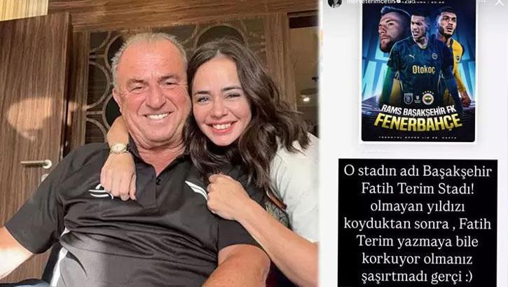Fatih Terim'in kızından Fenerbahçe'ye olay gönderme! ‘Korkuyor olmanız şaşırtmadı’