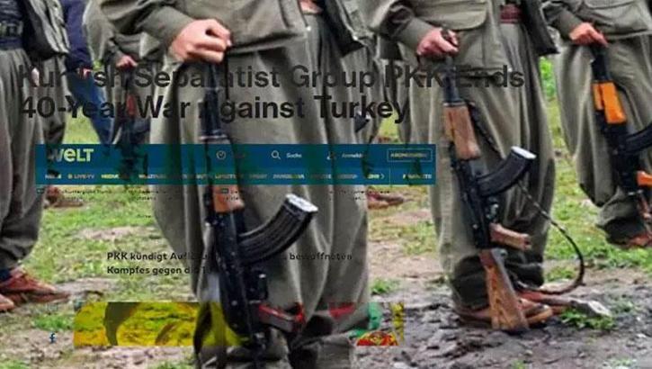 Terör örgütü PKK'nın fesih kararı dünya basınında: Erdoğan için büyük bir zafer