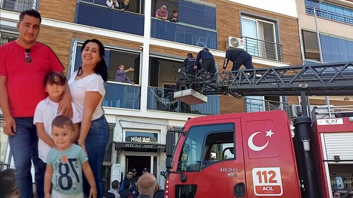 Eşi ve 2 çocuğu yangında ölen itfaiye eri hakkında korkunç şüphe! Gözaltına alındı