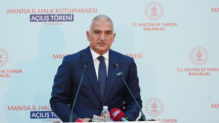 Kültür ve Turizm Bakanı Ersoy, Manisa İl Halk Kütüphanesi açılışında konuştu