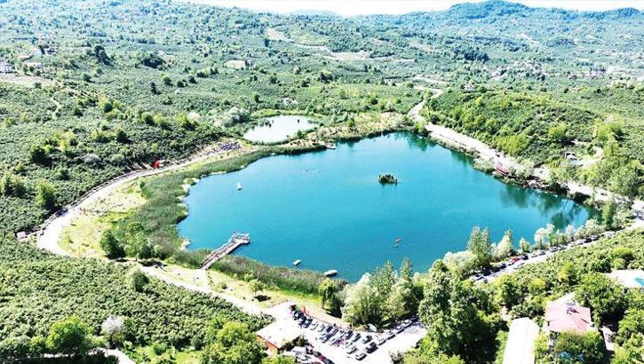 Gaga Gölü, Karadeniz'i ziyaret edenlerin yeni gezi rotası oldu
