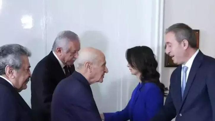 DEM Parti heyeti, MHP lideri Bahçeli ile görüştü