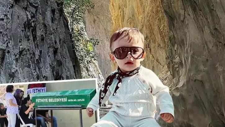 Kahreden veda! Kanyonda başına taş düşen çocuk toprağa verildi