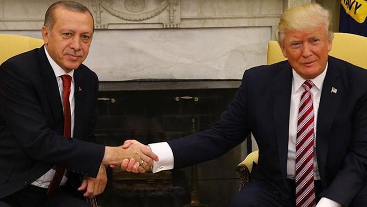 Cumhurbaşkanı Erdoğan, ABD Başkanı Trump ile görüştü
