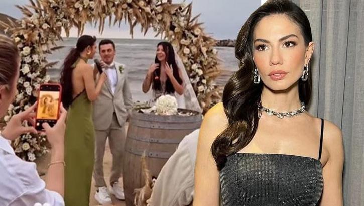 Eşref Rüya'nın oyuncusu evlendi! Demet Özdemir nikah şahidi oldu