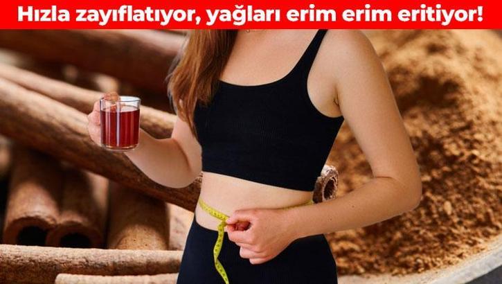 Çubuk tarçını suya ekleyip için! Vücutta yer edinmiş yağları yaktırıyor, kısa sürede iğne ipliğe çeviriyor