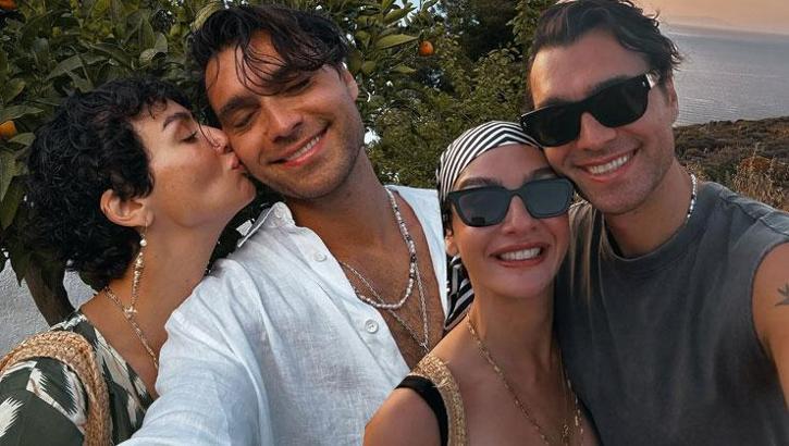 Birce Akalay 41 yaşında! Sevgilisiyle dudak dudağa poz verdi