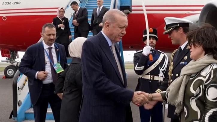 Cumhurbaşkanı Erdoğan, NATO zirvesi için Hollanda'da