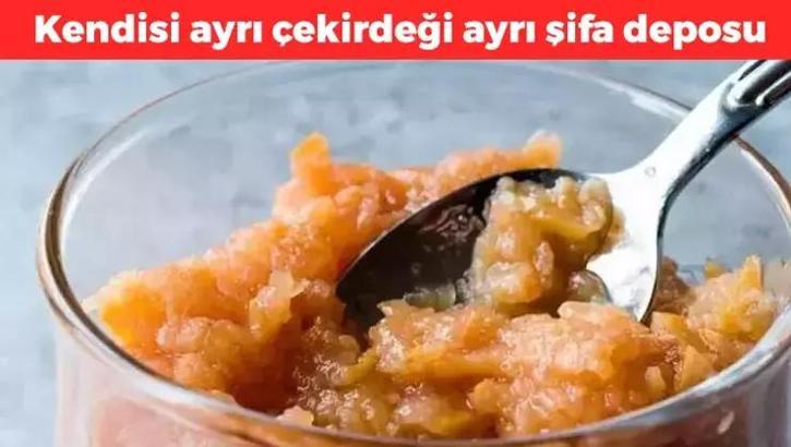 Hem kendisi hem çekirdeği şifa! Tatlısını yapıp kaşık kaşık tüketin: Vücuttaki ödemi söküyor, bağırsakları harıl harıl çalıştırıyor