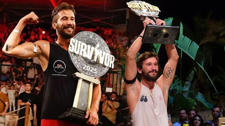 Survivor 2025 şampiyonu Adem Kılıççı'dan kupayla poz!