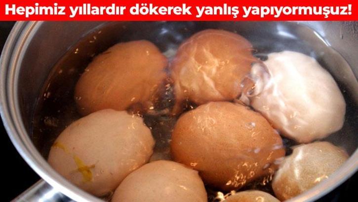 Yumurtayı haşlayın suyunu sakın dökmeyin! Kimse ne işe yaradığını bilmiyor