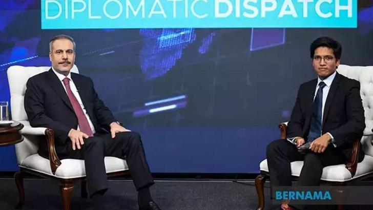 Dışişleri Bakanı Hakan Fidan, Malezya'da Bernama TV'nin sorularını yanıtladı: Gazze için omuz omuza hareket etmeliyiz!