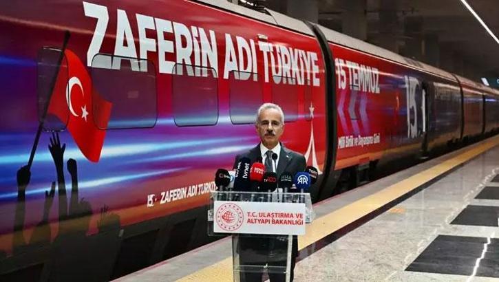 '15 Temmuz Demokrasi ve Milli Birlik Treni' 68 gün boyunca 90 bin kilometre yol kat edecek