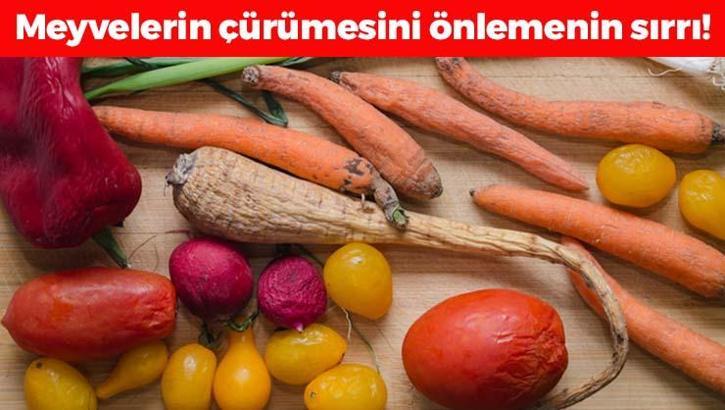 Meyvelerin çürümesini engelleyen yöntem! 1 kaşığı yeterli oluyor, haftalarca tazecik kalmasını sağlıyor!