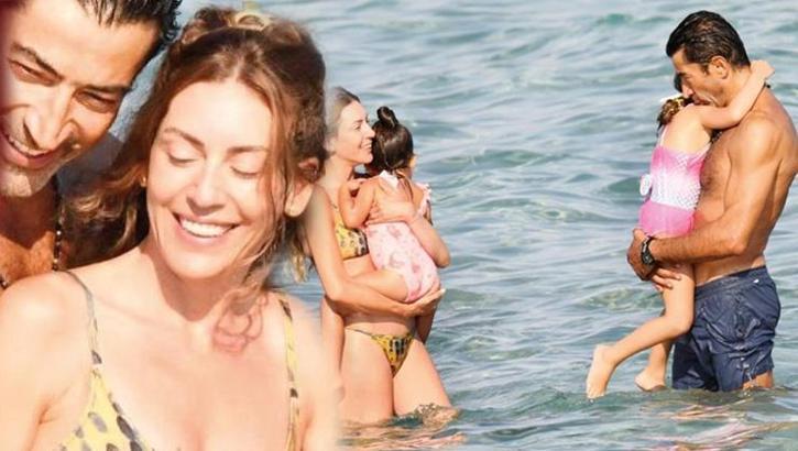 Sinem Kobal ve Kenan İmirzalıoğlu'nun ailece tatil keyfi!