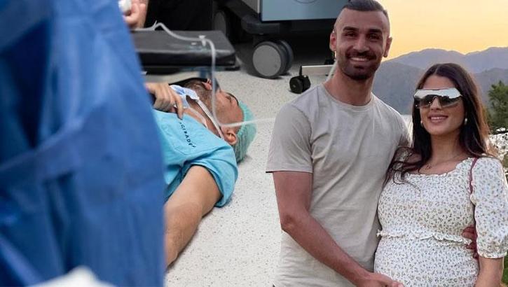 Strese dayanamadı! Futbolcu Serdar Dursun, eşi doğum yaparken bayıldı