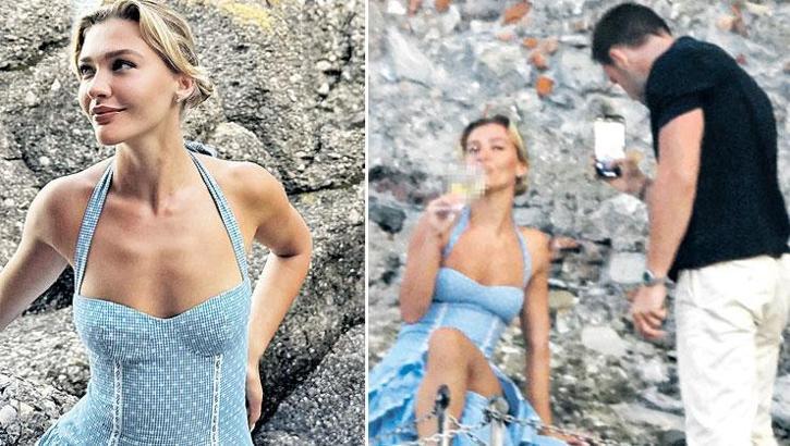 'Hayatımın fotoğrafçısı!' İtalya'nın şarkılara konu olan romantik kasabasına gittiler