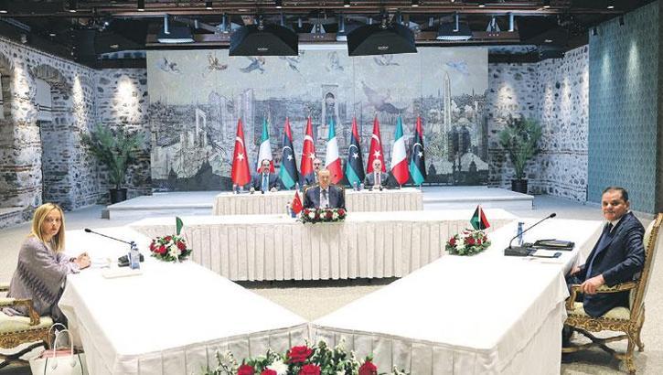 Dolmabahçe'de Akdeniz zirvesi
