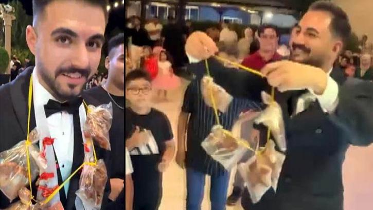Kahramanmaraş'ta damada altın yerine pirzola taktı