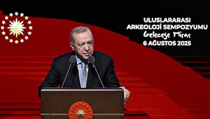 Cumhurbaşkanı Erdoğan: Dünya arkeolojisinde ilk sıradayız