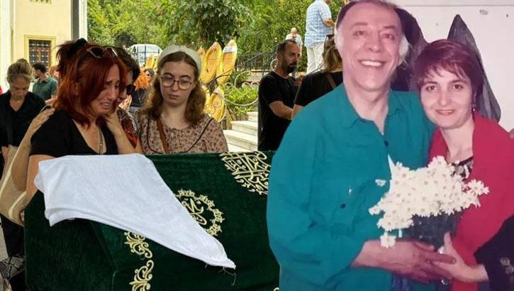 Gözyaşları sel oldu! Münir Özkul'un eşi son yolculuğuna uğurlandı
