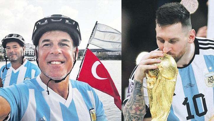 Messi uğruna 20 bin km pedal