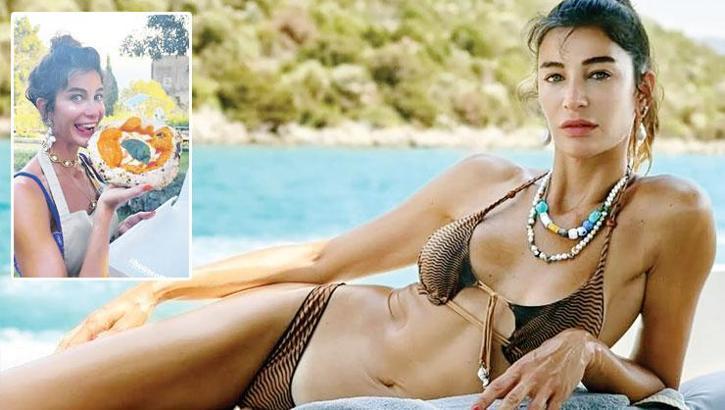 Berrak Tüzünataç tatilde pizzacılığa soyundu!