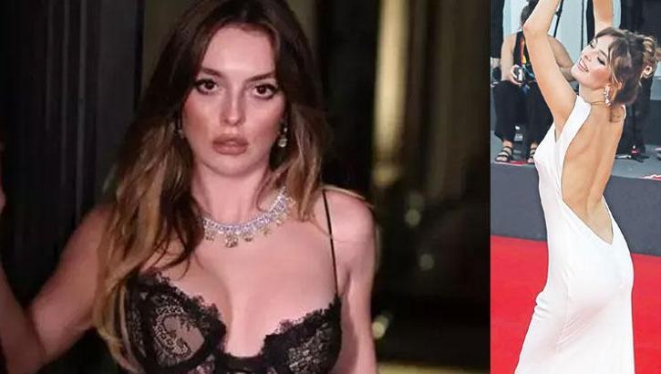 Melis Sezen Venedik'te kırmızı halıda