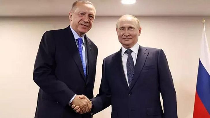 Cumhurbaşkanı Erdoğan, Putin ile bir araya geldi