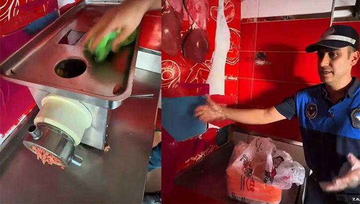 Gaziantep'te kasap dükkanında skandal düzenek! Ruhsatı iptal edildi