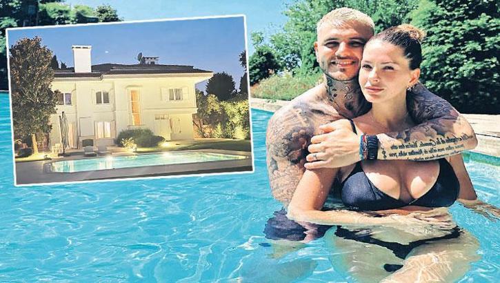 Mauro Icardi ve sevgilisinin yeni aşk yuvası
