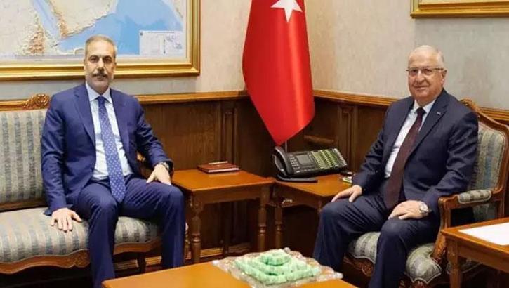 Dışişleri Bakanı Hakan Fidan, Bakan Güler'i ziyaret etti