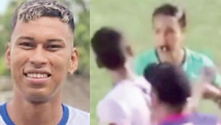 Kadın hakeme sahada tokat